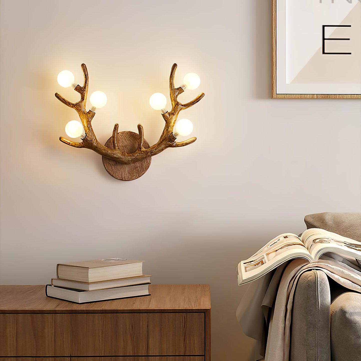 Antler Wall Light