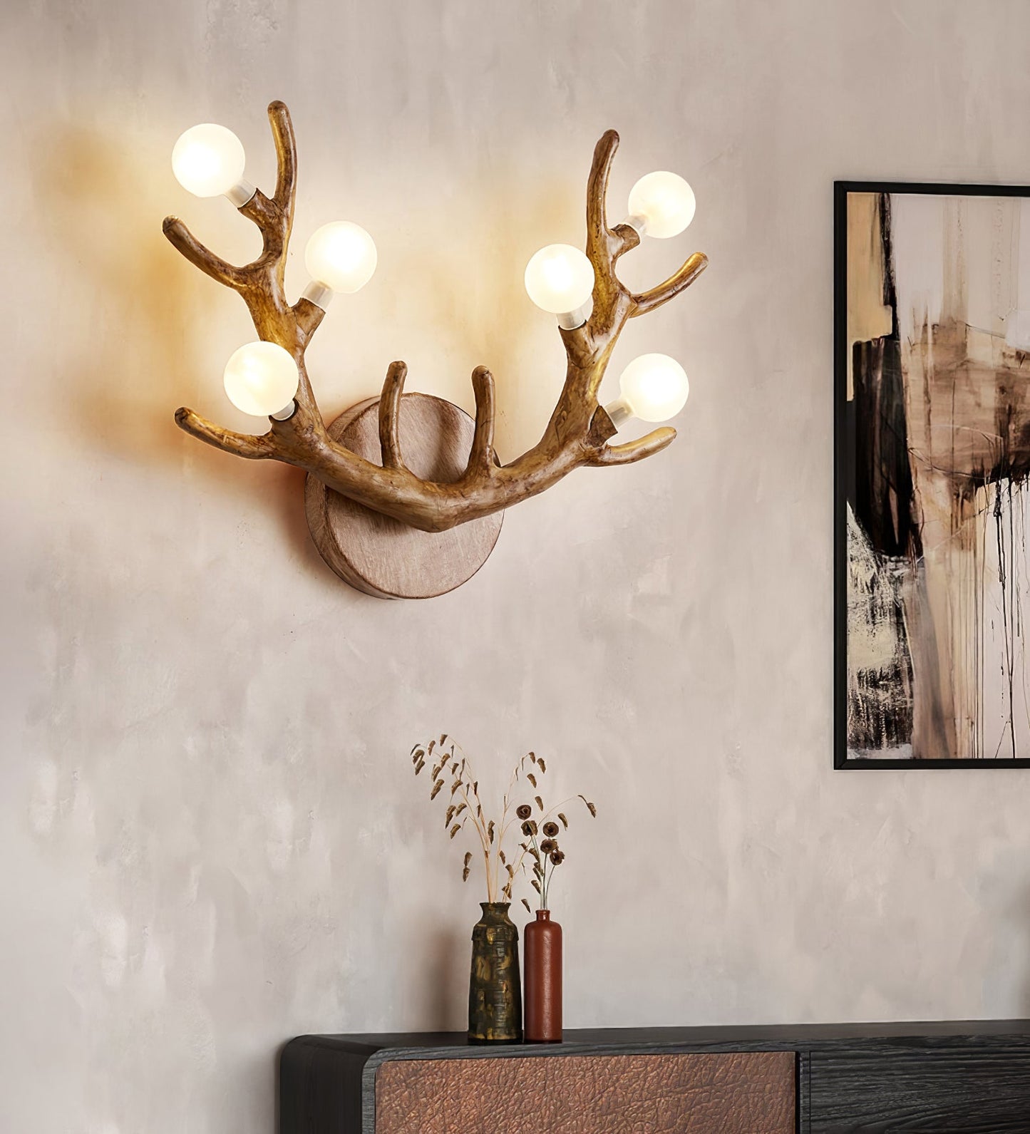 Antler Wall Light