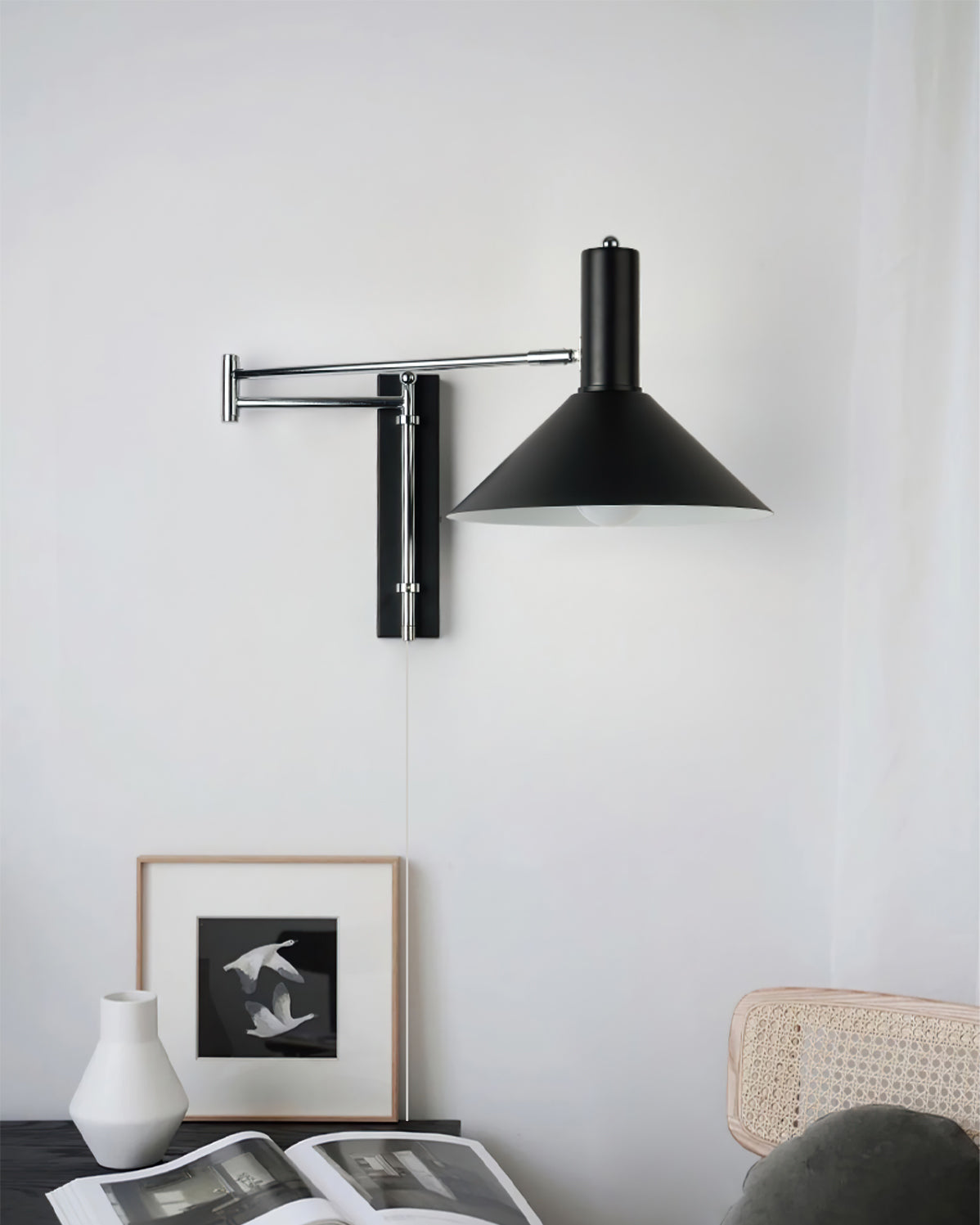 Lampe murale de bureau minimaliste