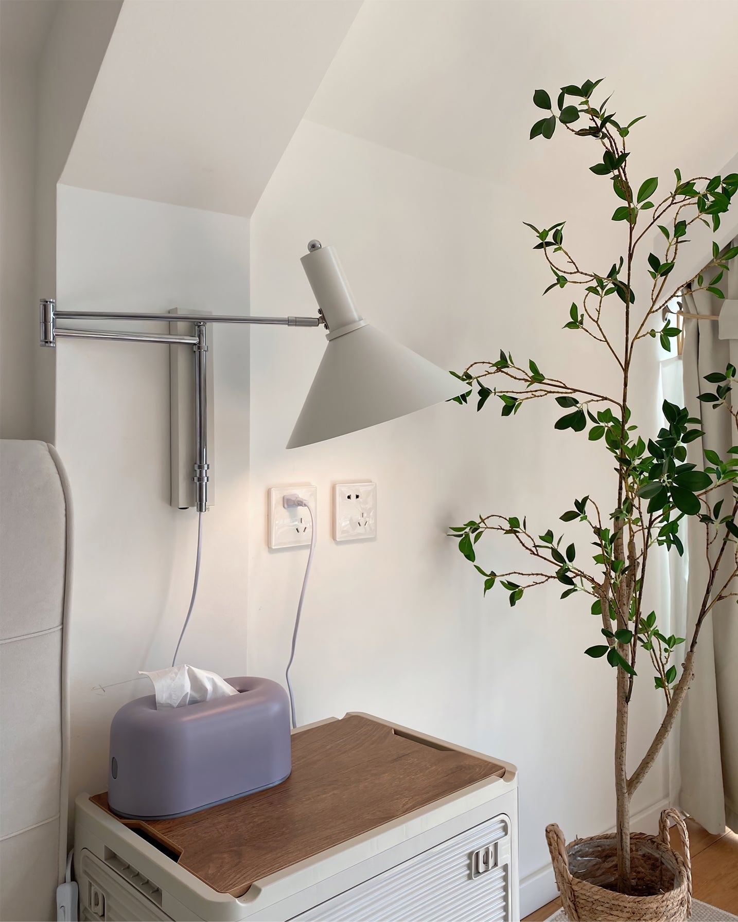 Lampe murale de bureau minimaliste