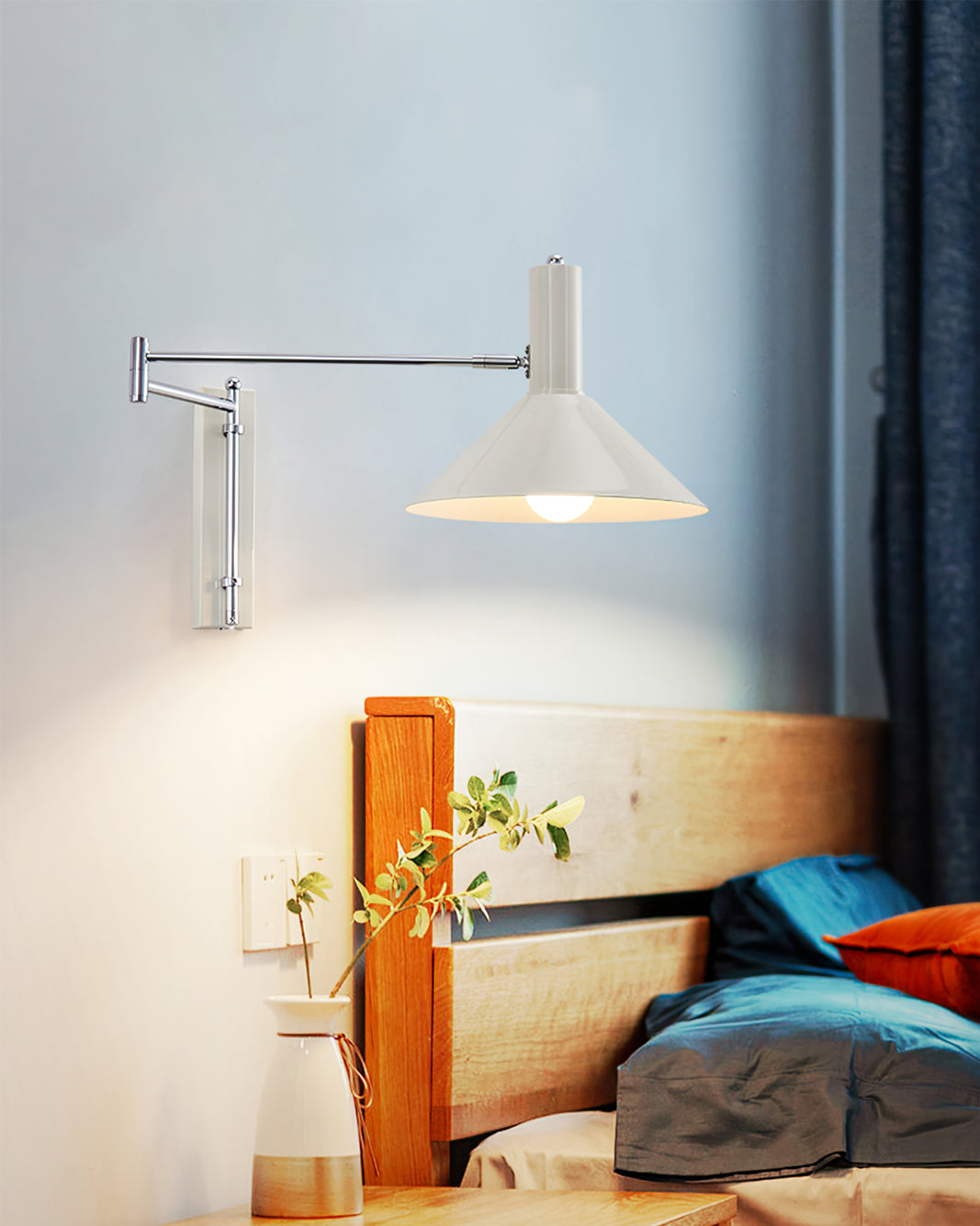 Lampe murale de bureau minimaliste