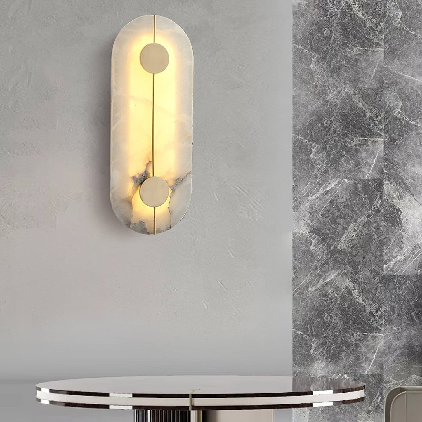 Aplique de mármol Art Déco