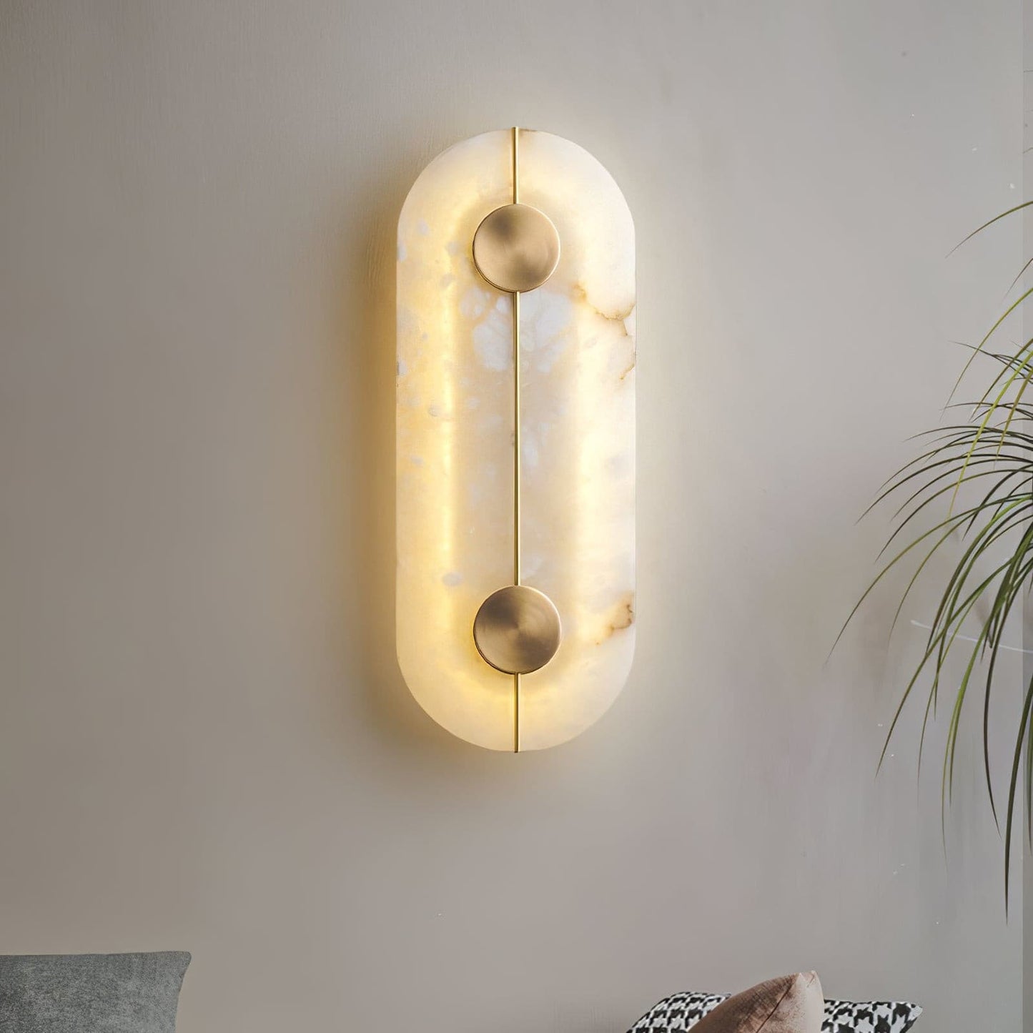 Aplique de mármol Art Déco