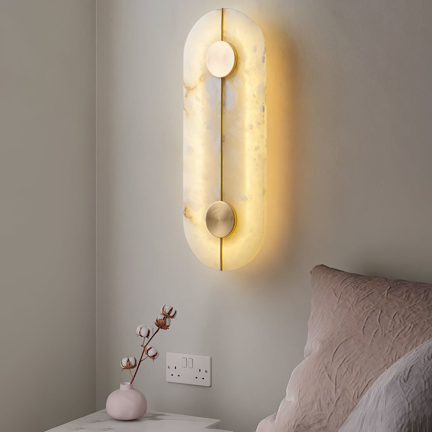 Aplique de mármol Art Déco