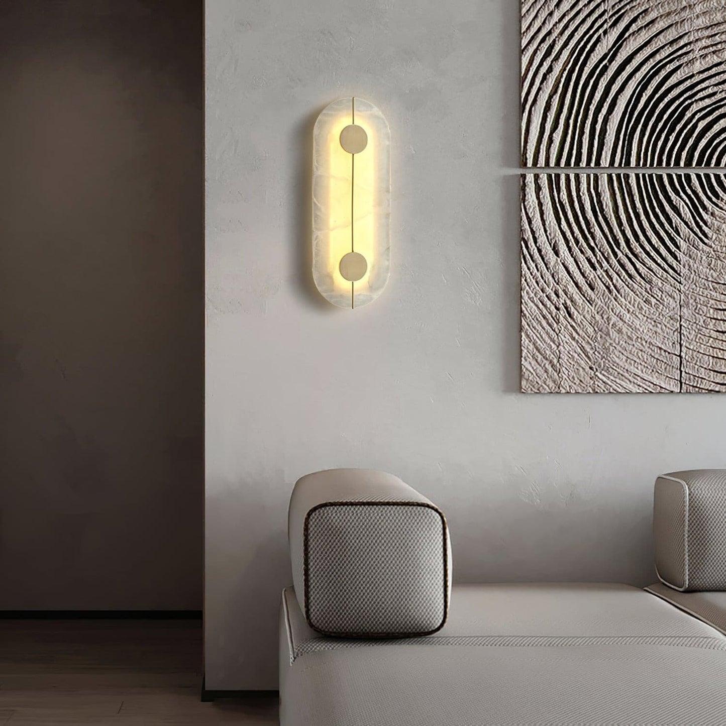 Aplique de mármol Art Déco
