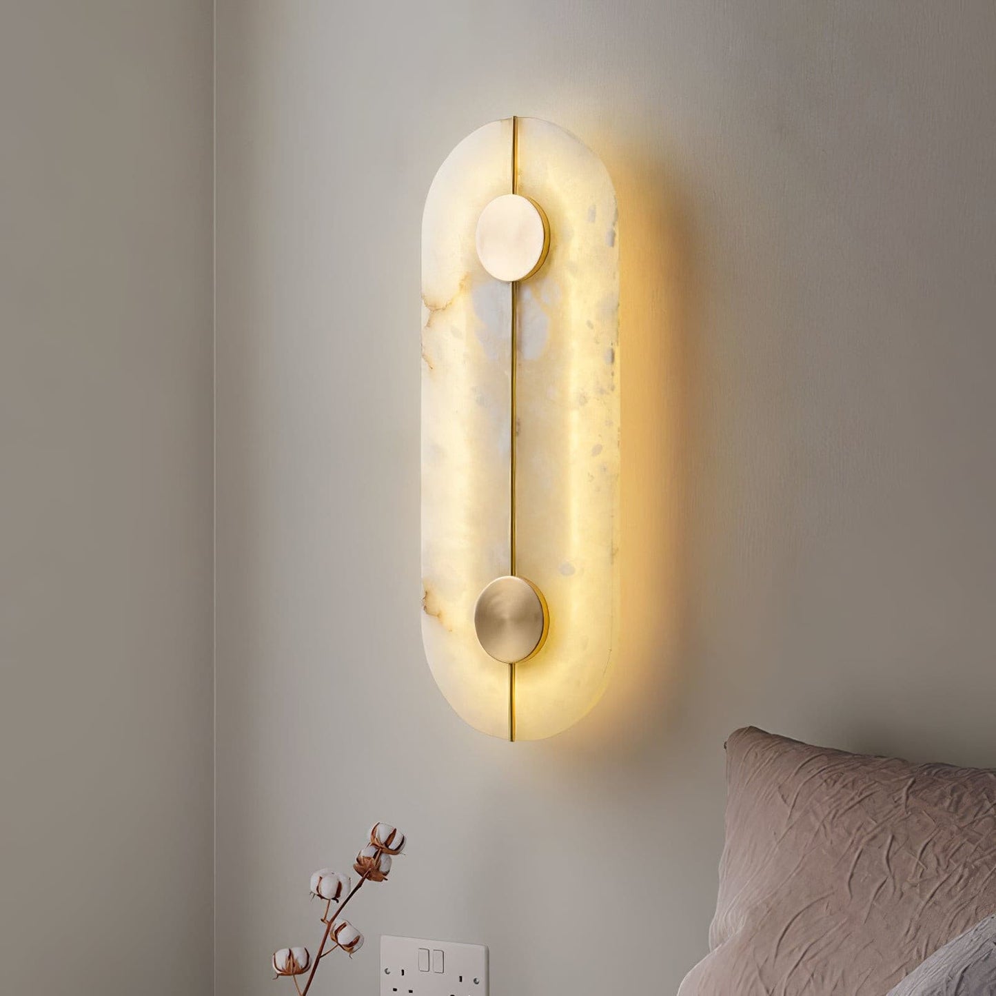 Aplique de mármol Art Déco