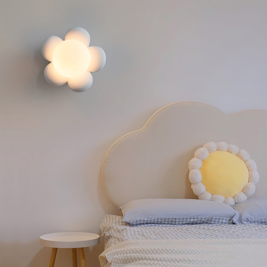 Lámpara de pared mini flor