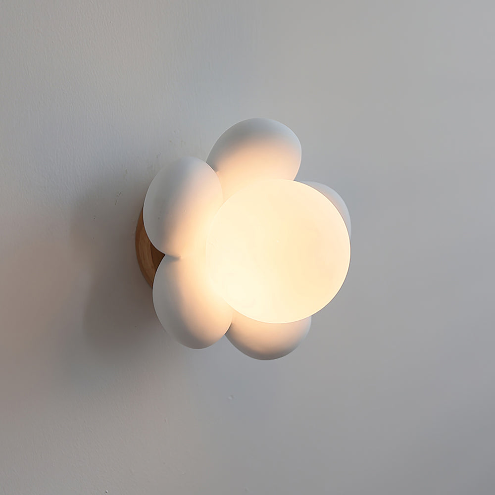Lámpara de pared mini flor