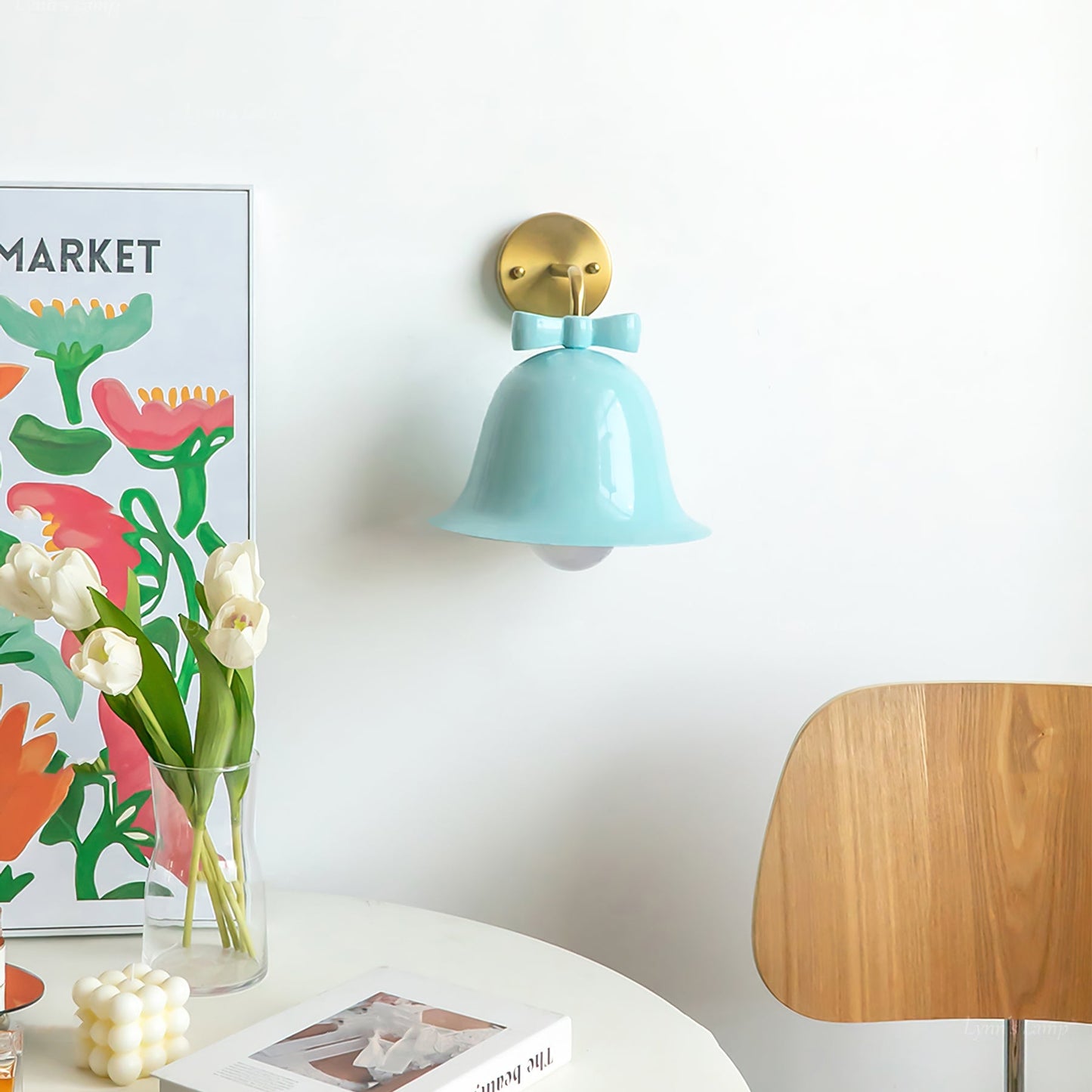 Lampe murale en forme de cloche