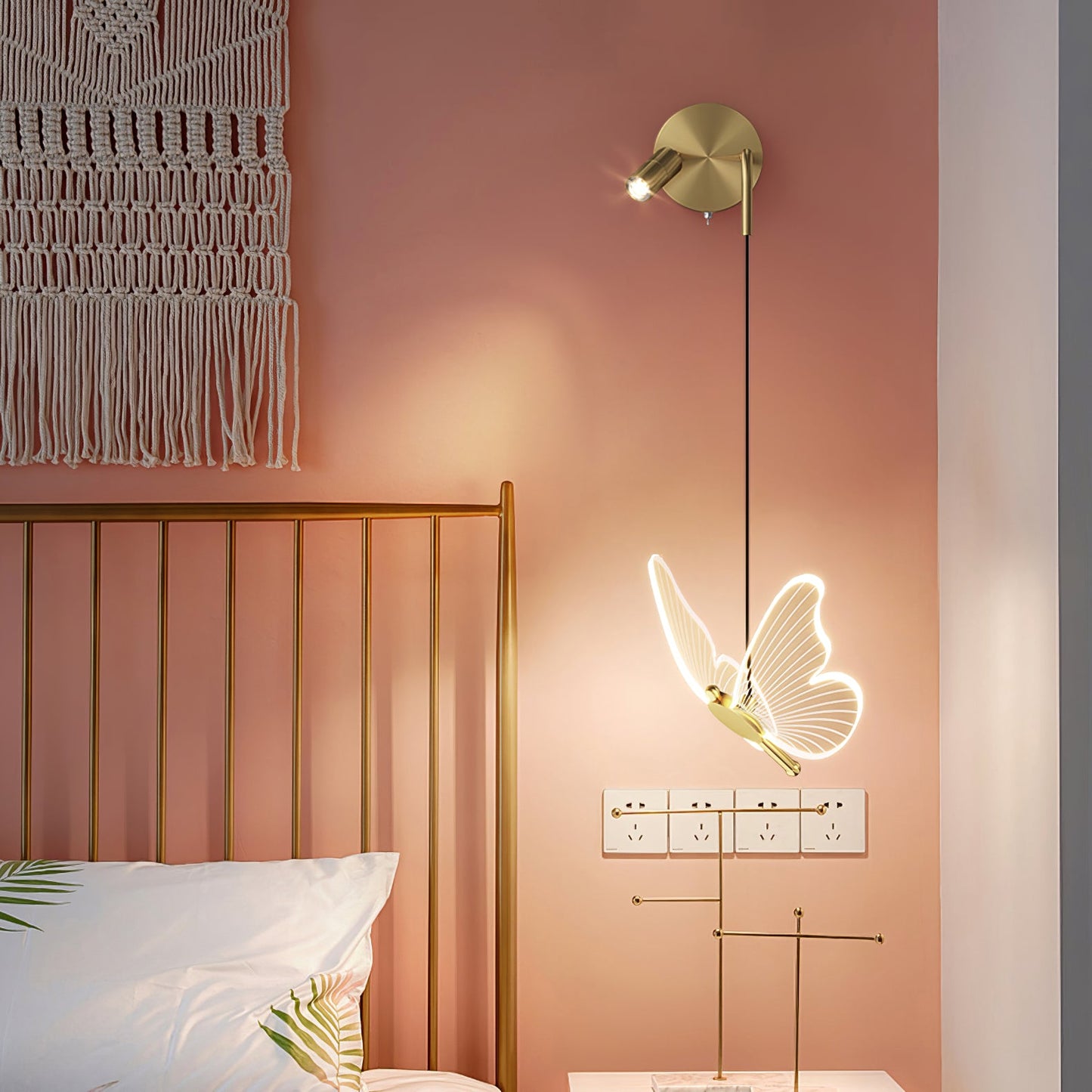 Vlinder Muurlamp
