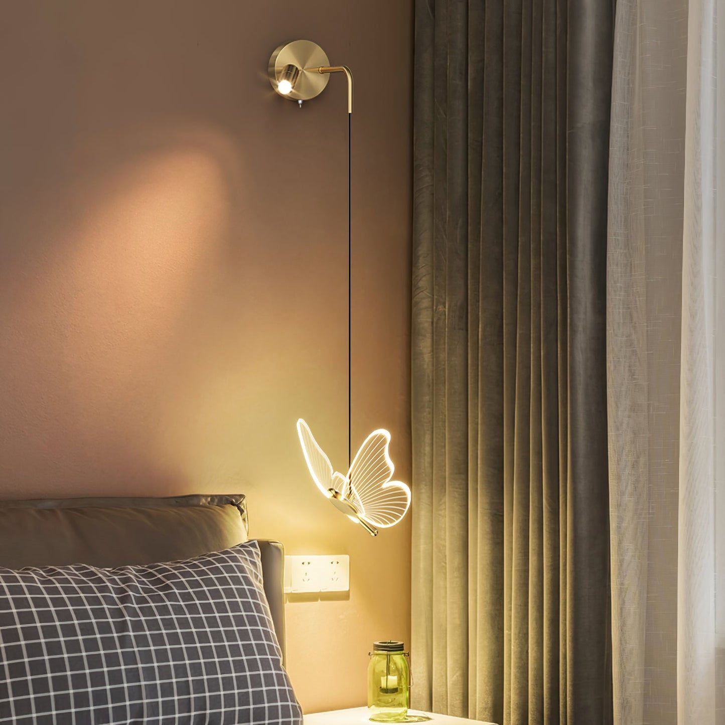 Vlinder Muurlamp