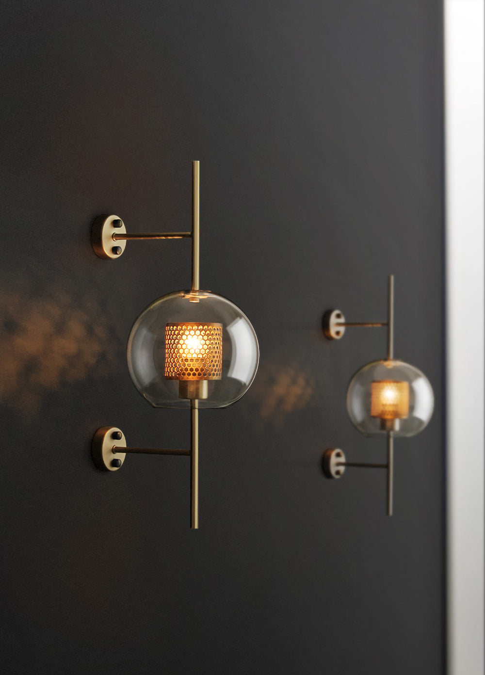 Applique en verre