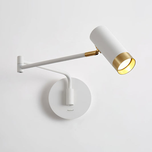 Justerbar vägglampa med arm