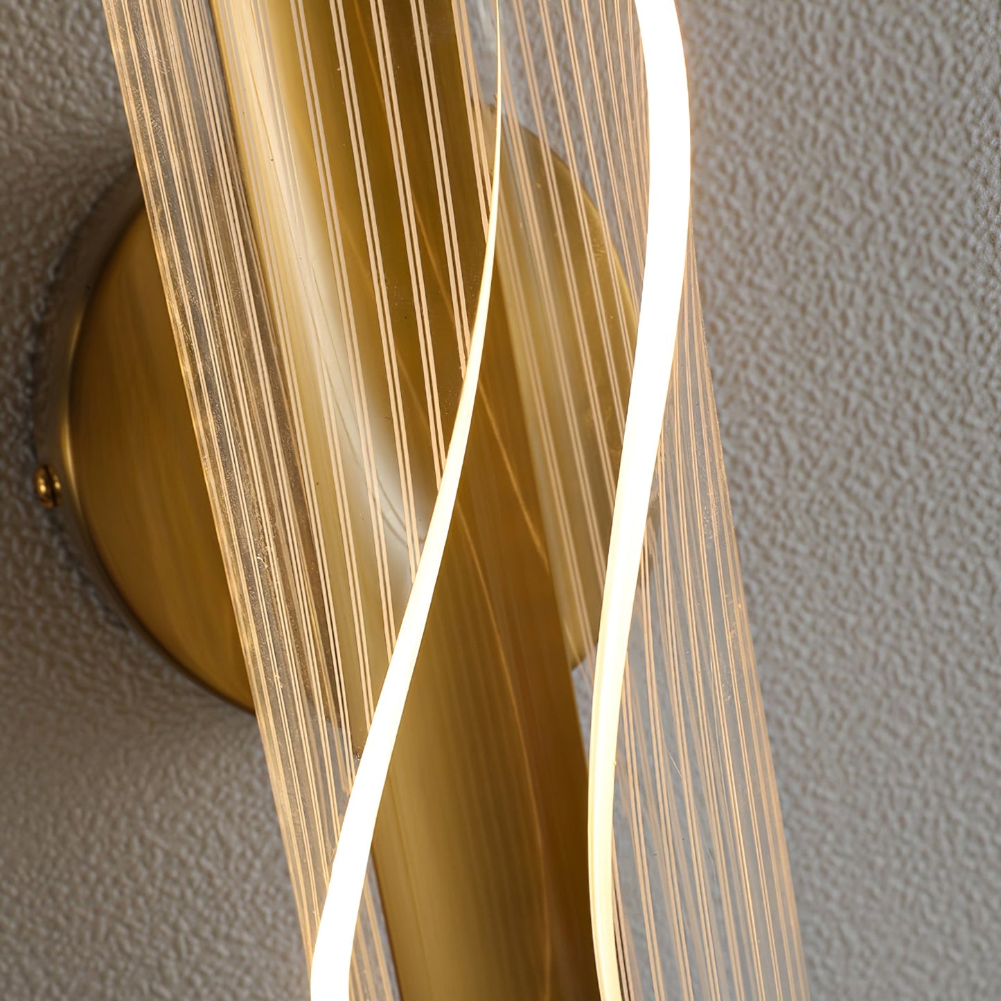 Applique en verre cristal