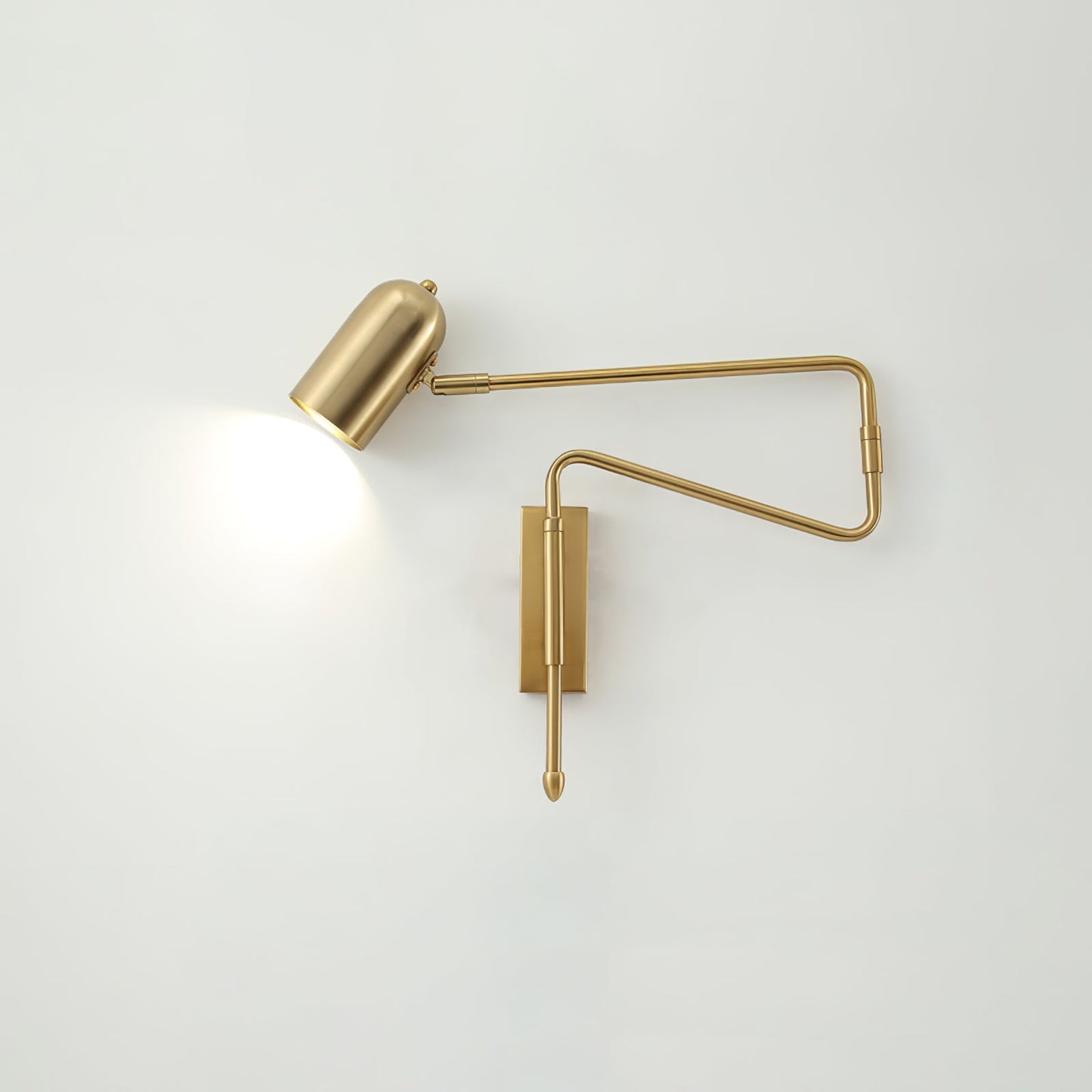 Wandleuchte mit drehbarem Arm