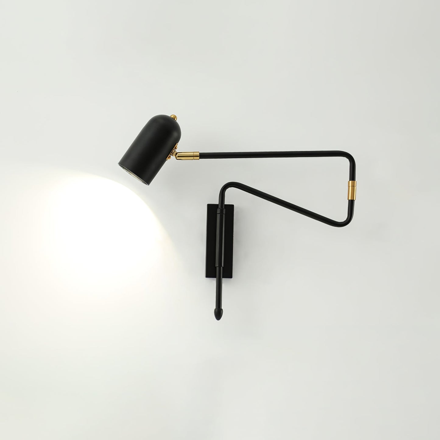 Wandleuchte mit drehbarem Arm