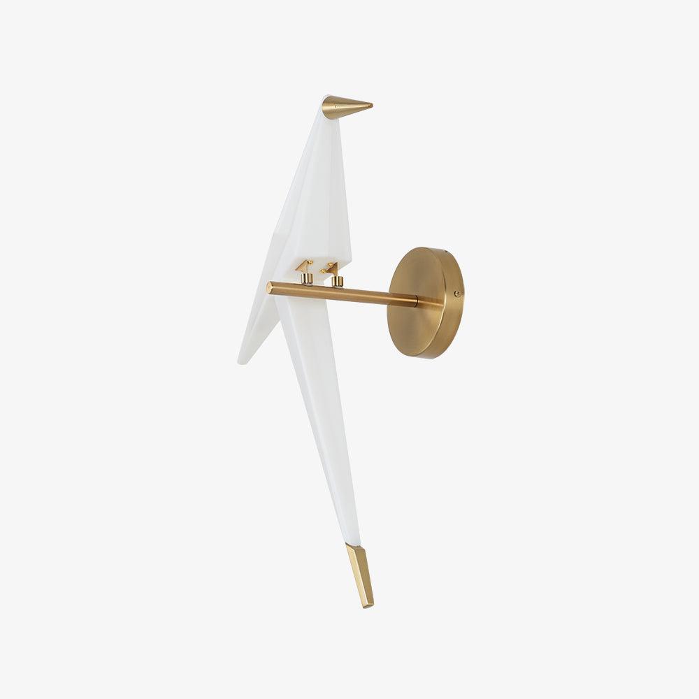 Lampe murale en forme d'oiseau