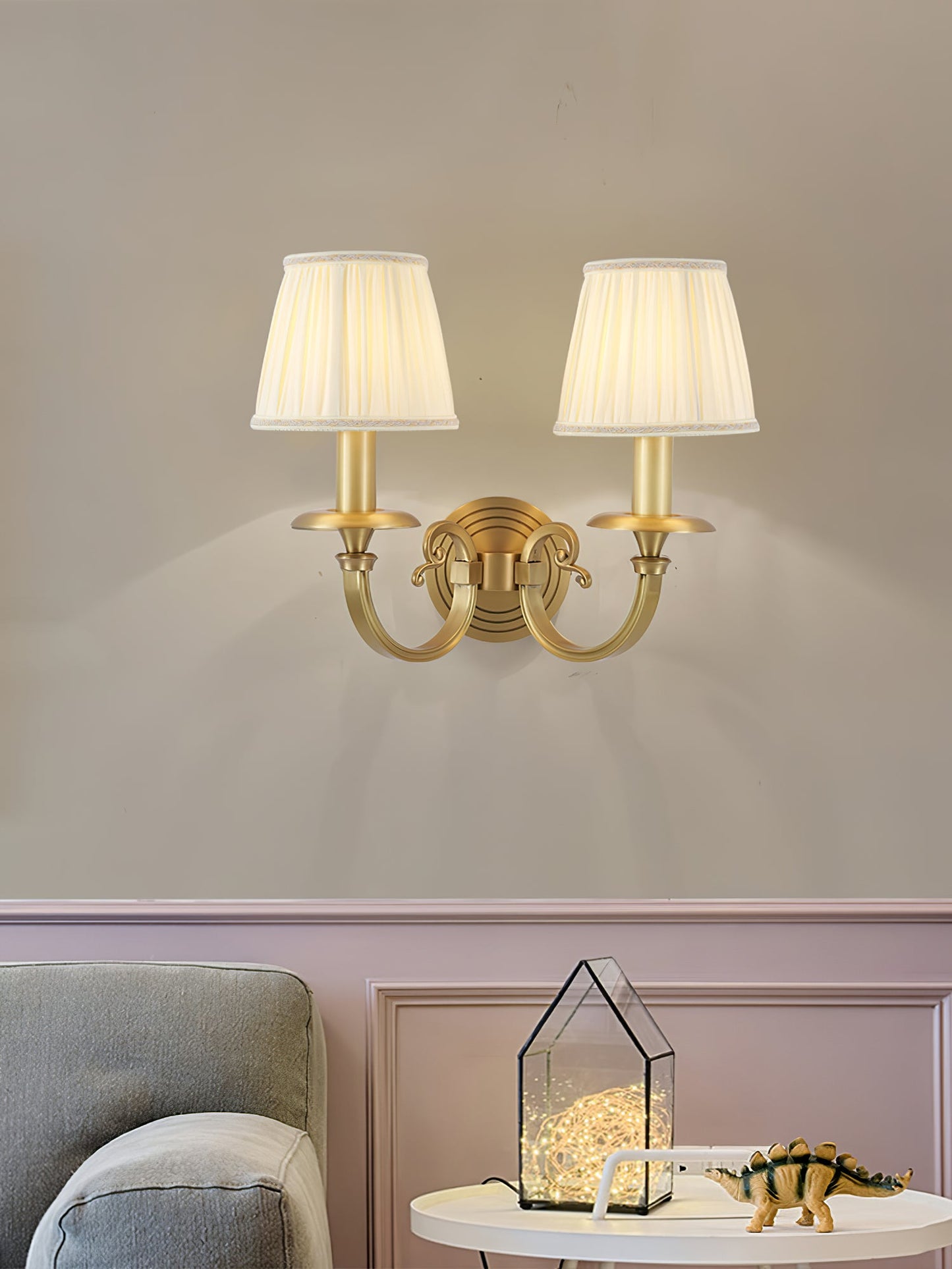 Wandlamp Koninklijk Goud