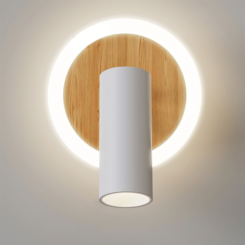 Lámpara de pared con foco regulable