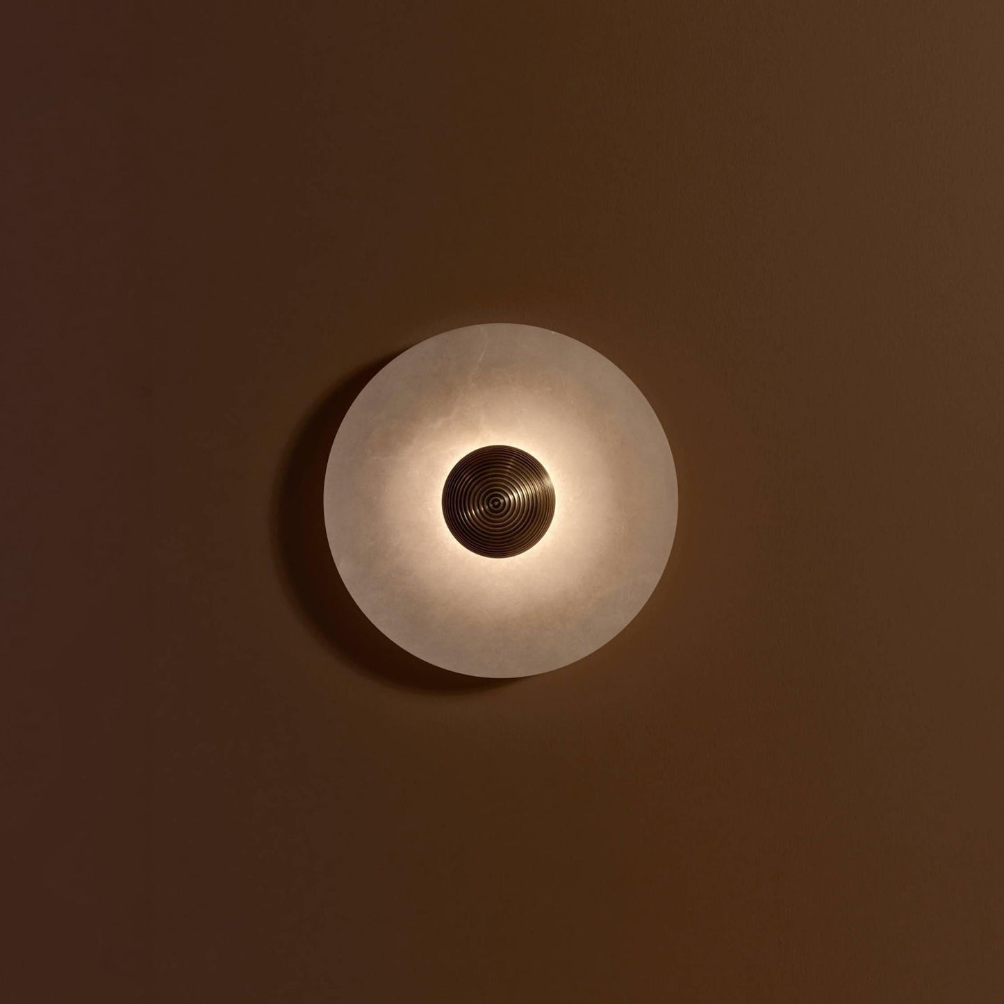 Round Marble Wall Light