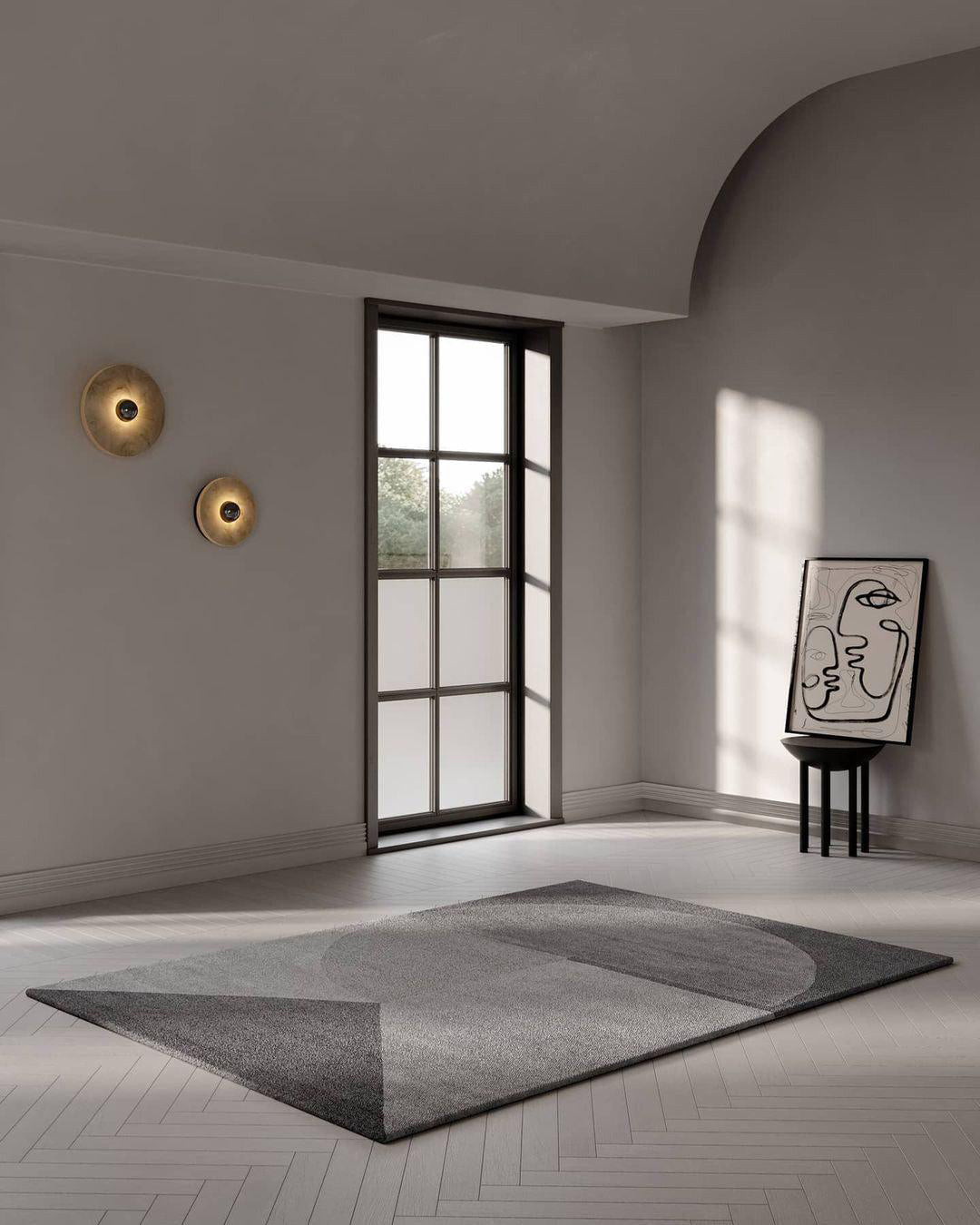 Round Marble Wall Light