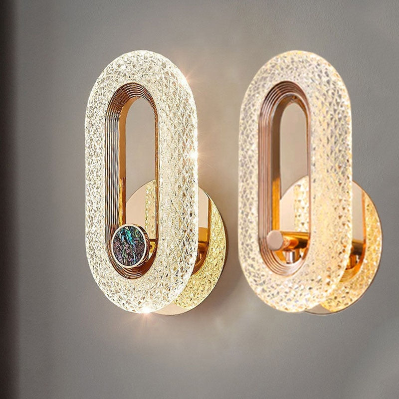 Lampe murale en cristal royal