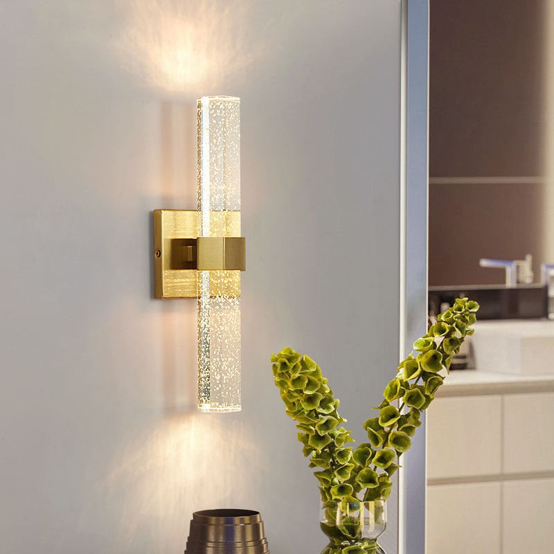 Applique murale de luxe avec bulle de cristal