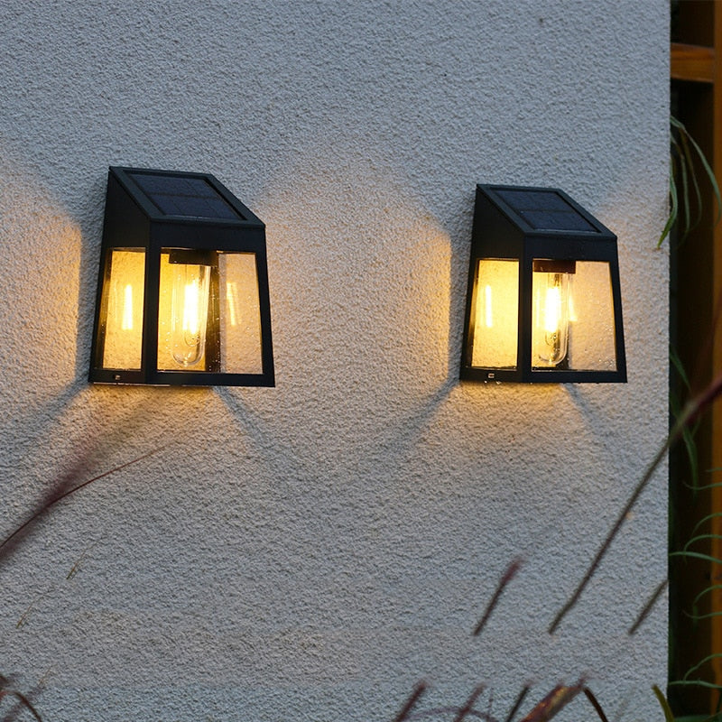 MODERNO vägglampa med solceller