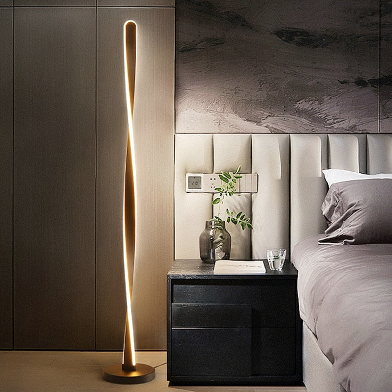 Lampadaire moderne dimmable aluminium