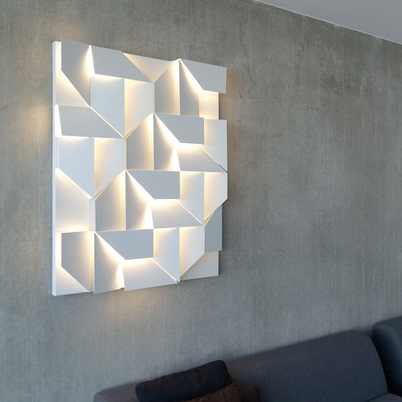 Lampe murale 3D de luxe