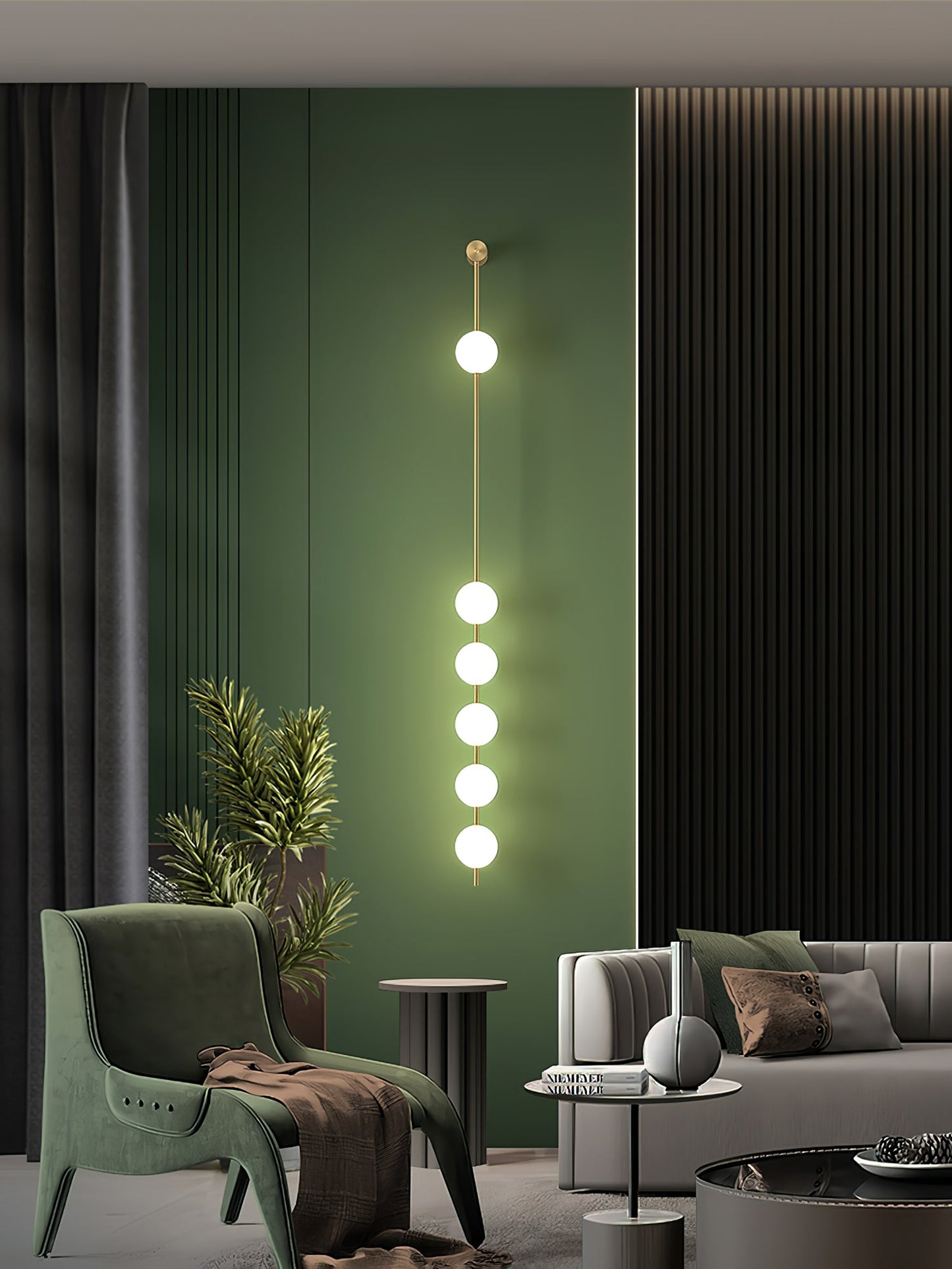 Verticale wandlamp