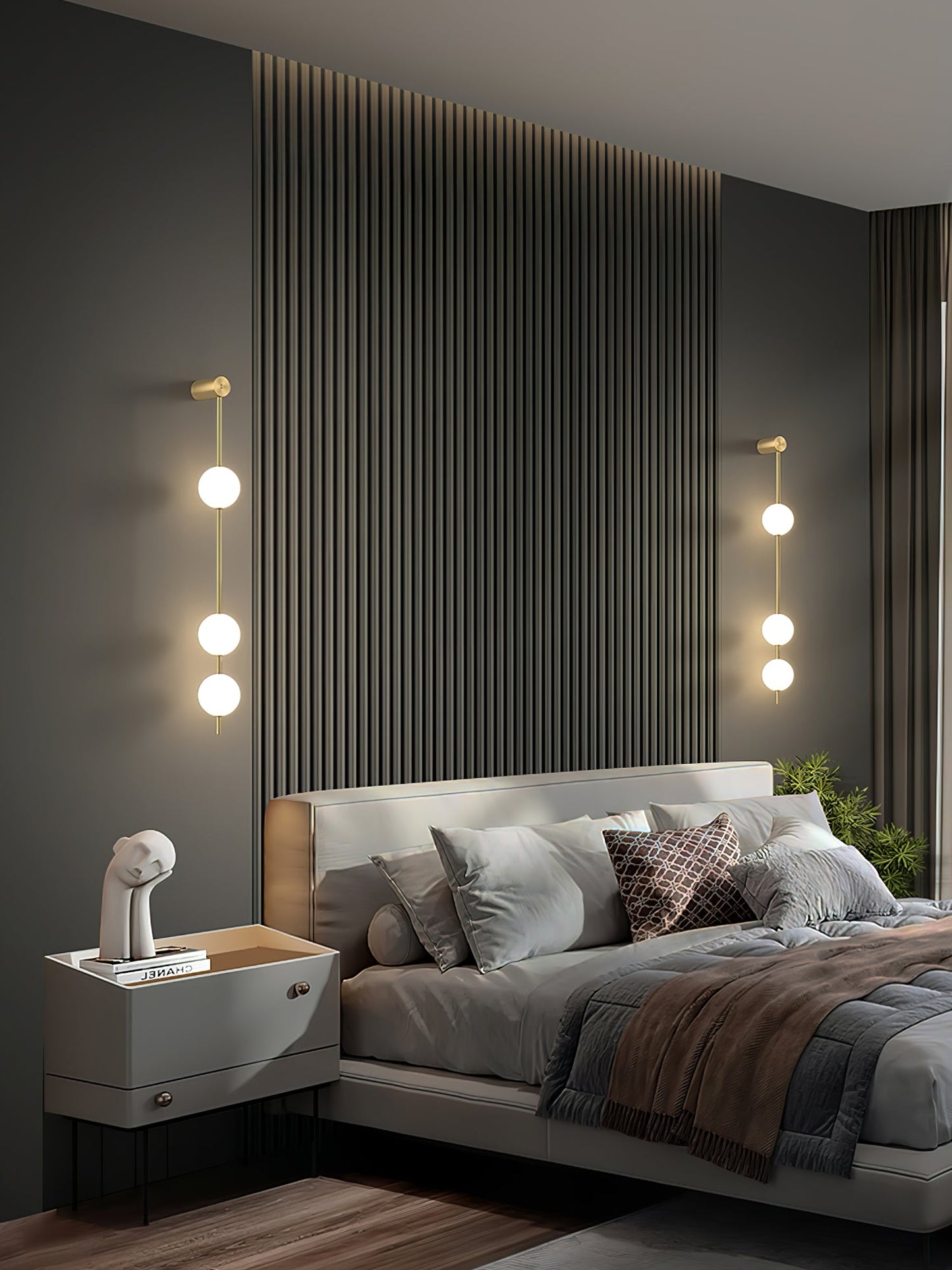 Verticale wandlamp