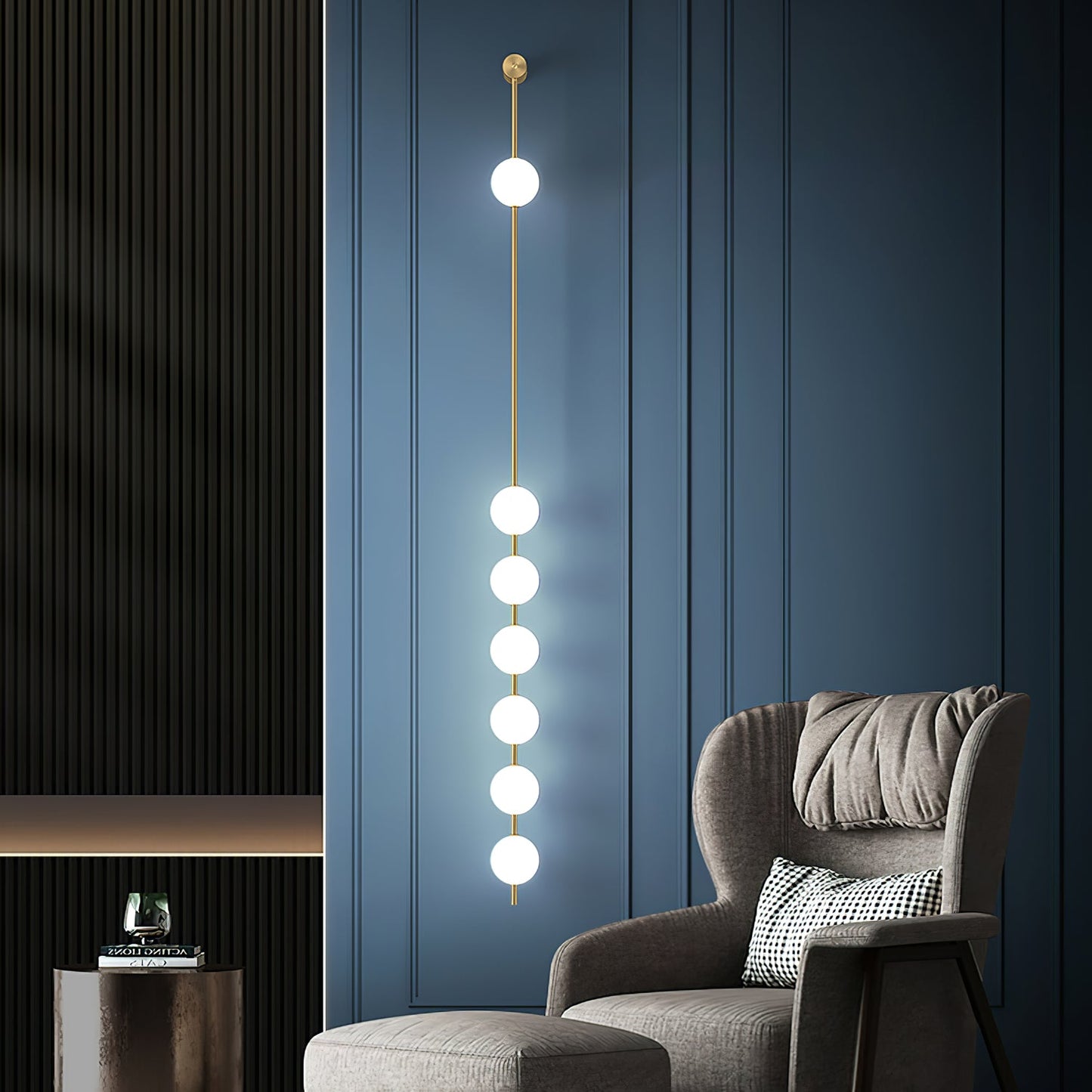 Verticale wandlamp