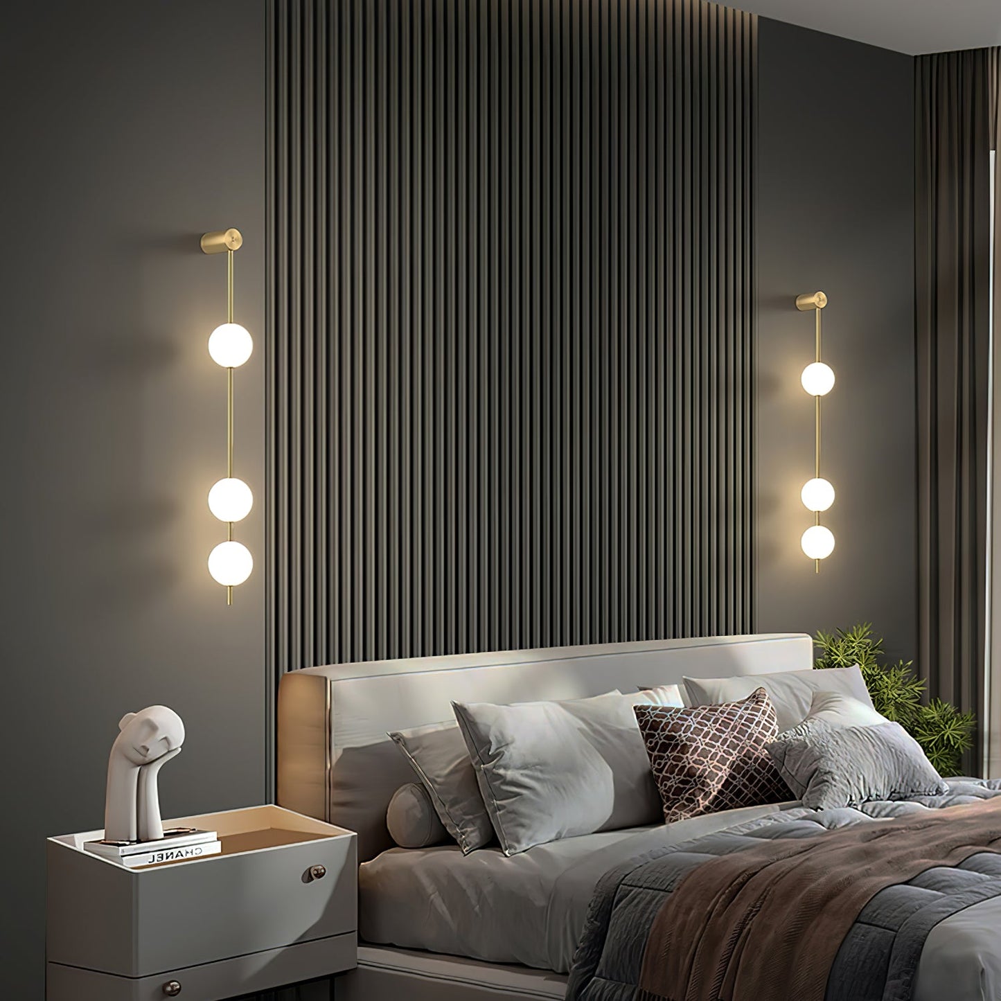 Verticale wandlamp