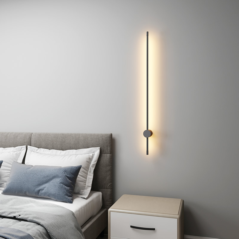 Applique luxueusement minimaliste en forme de tige