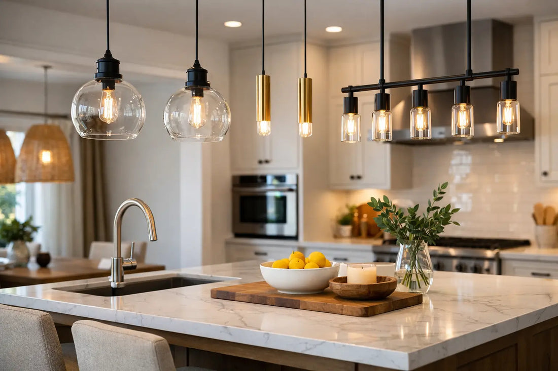 12 Kitchen Island Lighting Ideas to Steal