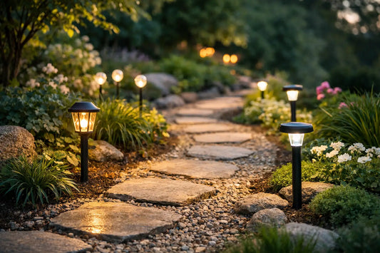 Solar Lights for Garden Pathway Ideas