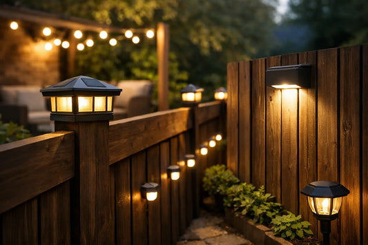 Best Solar Lights for Fence Style and Safety