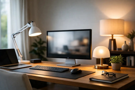 Home Office Lighting Setup That Works Beautifully