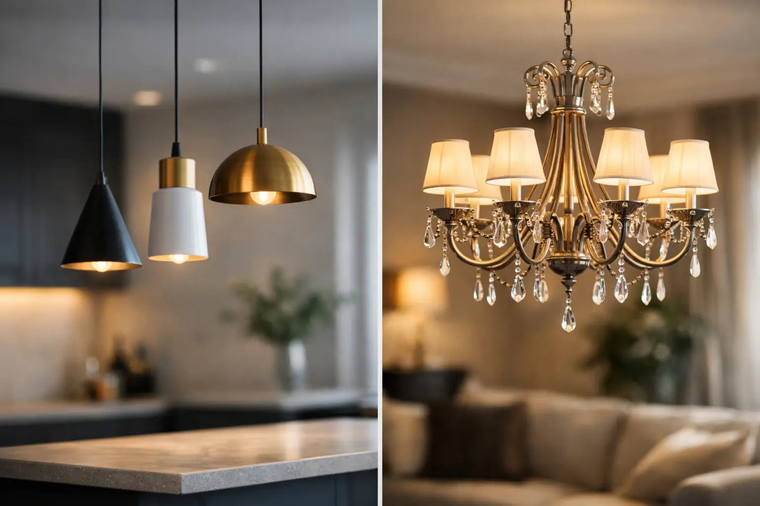 Pendant Lights vs Chandeliers: Which Fits?