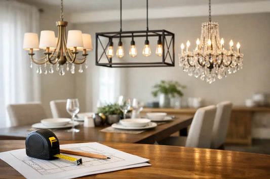 How to Pick Dining Chandelier Size
