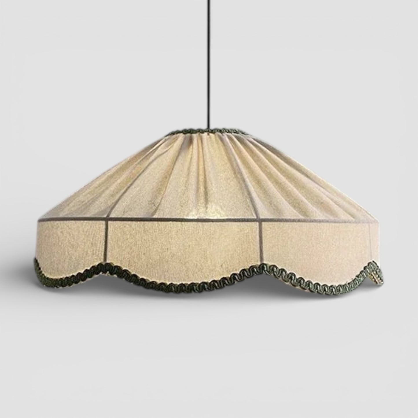 Wabi sabi fabric chandelier for dining and living room