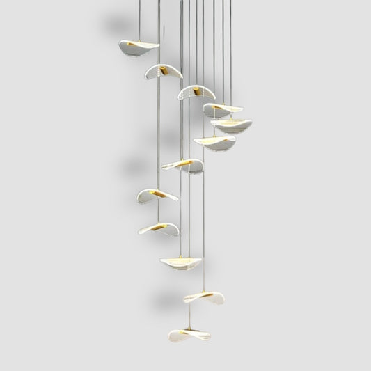 Nordic semi-luna chandelier