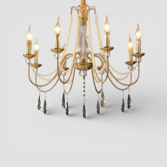 Lampadario da ingresso in cristallo K9 e14