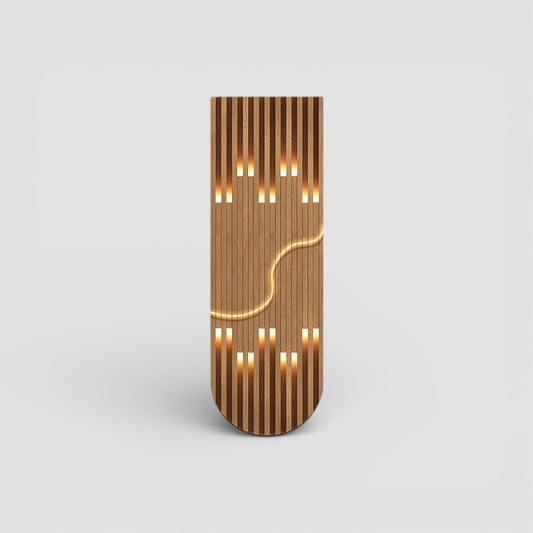 Abstract mural LED wall lamp