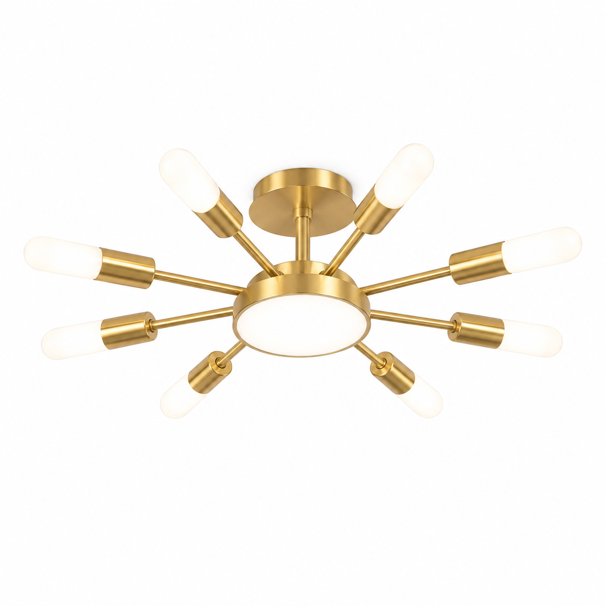 Brass chandelier