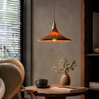 French mid-century pendant light