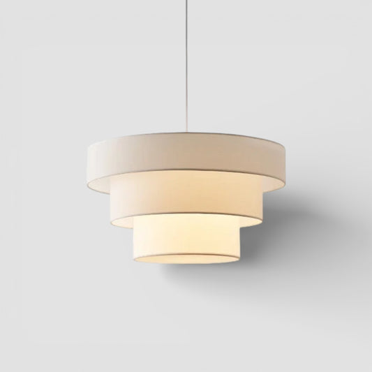 Zen textile bedside pendant