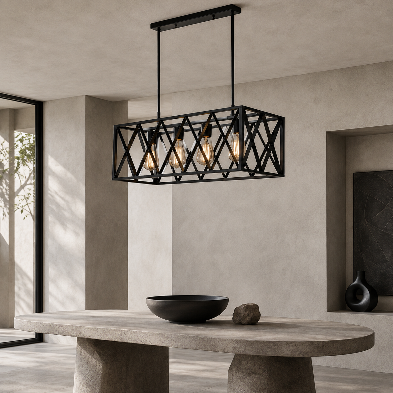 Barre lumineuse pour loft