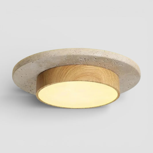 Lampada da soffitto in pietra Wabi-sabi per hotel